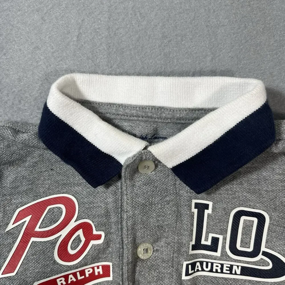 Polo Ralph Lauren toddler 12 Months One‎ Piece Jumpsuit Polo Collared Grey